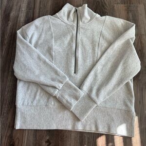 Grey Athletic Quarter Zip
